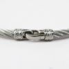 Picture of Stainless Steel and 18k White Gold Diamond Bracelet