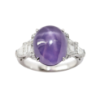Picture of Purple Star Ceylon Sapphire, Diamond & Platinum Ring by Raymond C. Yard
