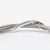 Picture of Stainless Steel and 18k White Gold Diamond Bracelet