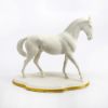 Picture of 1981 Franklin Mint 'Spanish Riding School - Travers' Bisque Figurine by Pamela du Boulay 