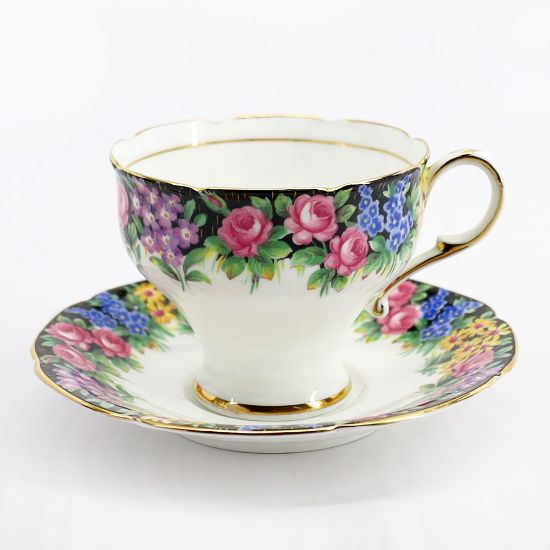Picture of Paragon Bone China 'Old English Garden' Tea Cup & Saucer