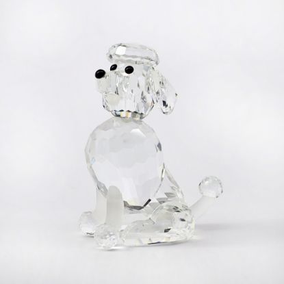 Picture of Swarovski Crystal Sitting Poodle Figurine #181317