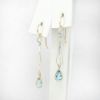 Picture of Antique Edwardian 15k Gold, Aquamarine & Seed Pearl Necklace & Earring Set