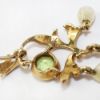 Picture of Antique Edwardian Era 14k Yellow Gold, Peridot, Seed & Freshwater Pearl Lavalier Pendant