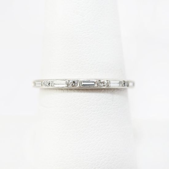 Picture of Vintage Tiffany & Co. Platinum & Diamond Wedding Band 