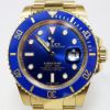 Picture of Rolex Submariner 18k Yellow Gold & Blue Dial Watch