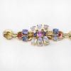 Picture of Vintage 14k Gold, Moonstone, Sapphire & Ruby Bracelet by Raymond C. Yard