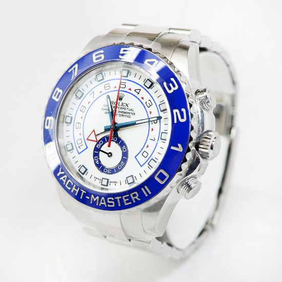 Picture of Rolex Yacht Master II Stainless Steel White Blue Dial Men's Watch