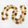 Picture of 14k Yellow Gold & Bezel Set, Multicolored Nephrite Jade Necklace