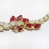 Picture of 18k Yellow Gold Sapphire, Ruby & Diamond Necklace