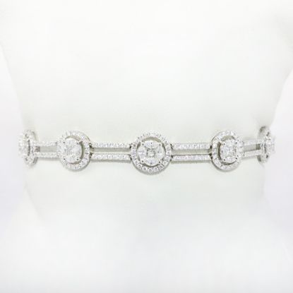 Picture of 18k White Gold Diamond Bracelet 