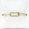 Picture of 14k Yellow Gold & Diamond Chain Bracelet 