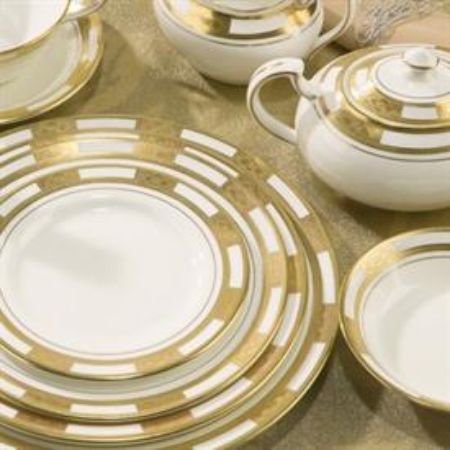 Picture for pattern Empress, White & Gold