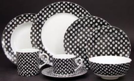 Picture for pattern Dots, White on Black