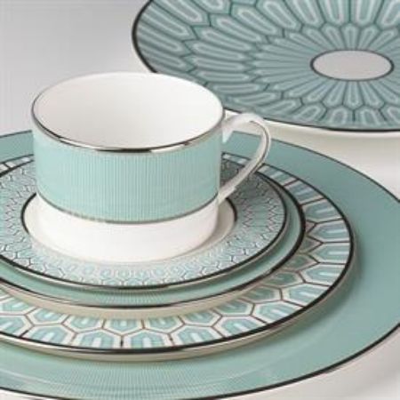 Picture for pattern Clara Aqua by Brian Gluckstein
