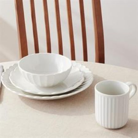 Picture for pattern French Perle, Scallop, White