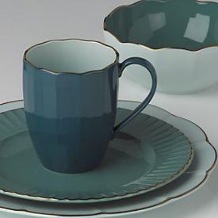 Picture for pattern Shades of Teal by Marchesa