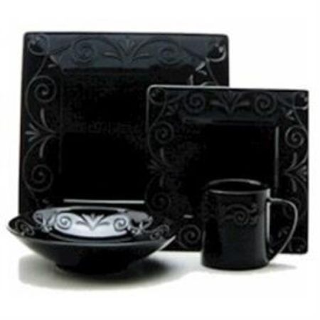 Picture for pattern Tuscan Scroll Black