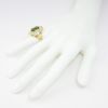 Picture of Custom 14k Yellow Gold Tourmaline & Diamond Ring 