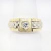 Picture of 14k Two Tone Gold Diamond Men's Ring 