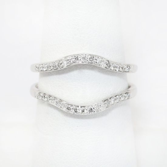 Picture of 14k White Gold & Diamond Insert Ring 