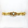 Picture of Antique Etruscan Revival 14k Yellow Gold & Opal Bangle Bracelet