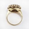 Picture of Victorian Revival 14k Yellow Gold, Black Enamel & Diamond Statement Ring 