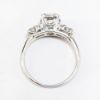 Picture of Vintage 14k White Gold & Transitional Cut Diamond Engagement Ring