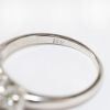 Picture of Vintage 14k White Gold & Transitional Cut Diamond Engagement Ring