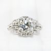 Picture of Antique Art Deco Platinum & Old European Cut Diamond Engagement Ring