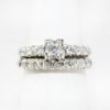 Picture of Vintage Platinum & Diamond Bridal Ring Set