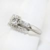 Picture of Vintage Platinum & Transitional Cut Diamond Bridal Ring Set