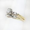Picture of Vintage 14k Yellow Gold & Diamond Bridal Ring Set