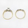 Picture of Vintage 14k Yellow Gold & Diamond Bridal Ring Set