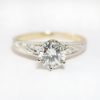 Picture of Vintage Two-Tone 14k Gold & Diamond Solitaire Engagement Ring
