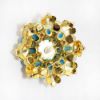 Picture of 1968 Faux Turquoise & Rhinestone Brooch by Henkel & Grosse for Christian Dior