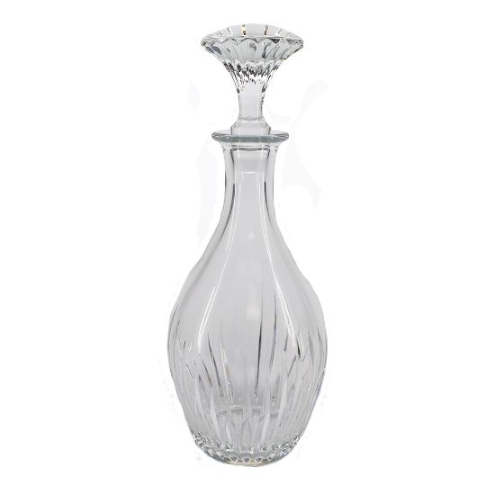 Picture of Baccarat Crystal 'Massena' Tall Round Wine Decanter & Stopper