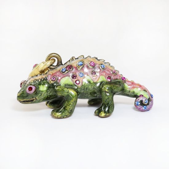Picture of 'Frankie' Chameleon Charm by Jay Strongwater