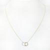 Picture of 14k Two-Tone Gold & Diamond Intertwined Circles Necklace