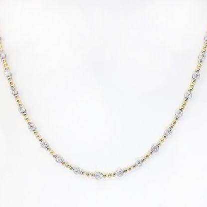 Picture of 14k Two-Tone Gold & Diamond Necklace
