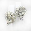 Picture of Vintage Weiss Clear Rhinestone Brooch & Clip-On Earring Set
