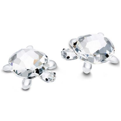 Picture of 'Baby Tortoises' Pair of Figurines #220960 by Swarovski Crystal