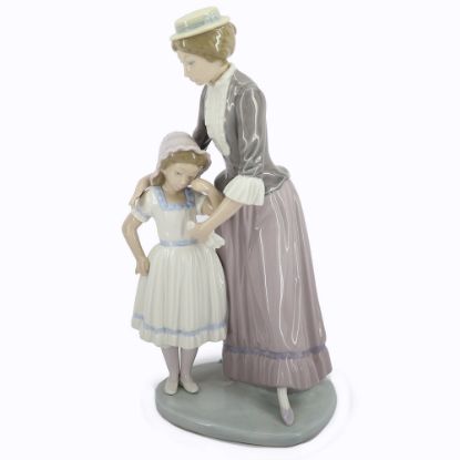 Picture of Solace Mother Comforting Daughter Figurine- Retired 