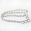Picture of Antique Sterling Silver & Faceted Rock Crystal Necklace