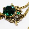 Picture of Vintage 1954 Hollycraft Emerald Green Rhinestone Necklace