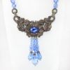 Picture of Heidi Daus 'Brilliant Beauty' Necklace in Blue & Lavender  
