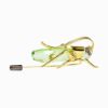 Picture of 'Aptera' Chrysolite Grasshopper Pin in Gilt Sterling Silver by Swarovski Crystal