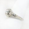 Picture of Antique 18k White Gold & Old European Cut Diamond Engagement Ring