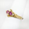 Picture of Antique English Victorian 12k Gold, Sapphire & Pearl Ring