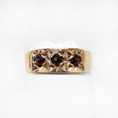 Picture of Antique Victorian 10k Gold & Garnet Baby's Ring